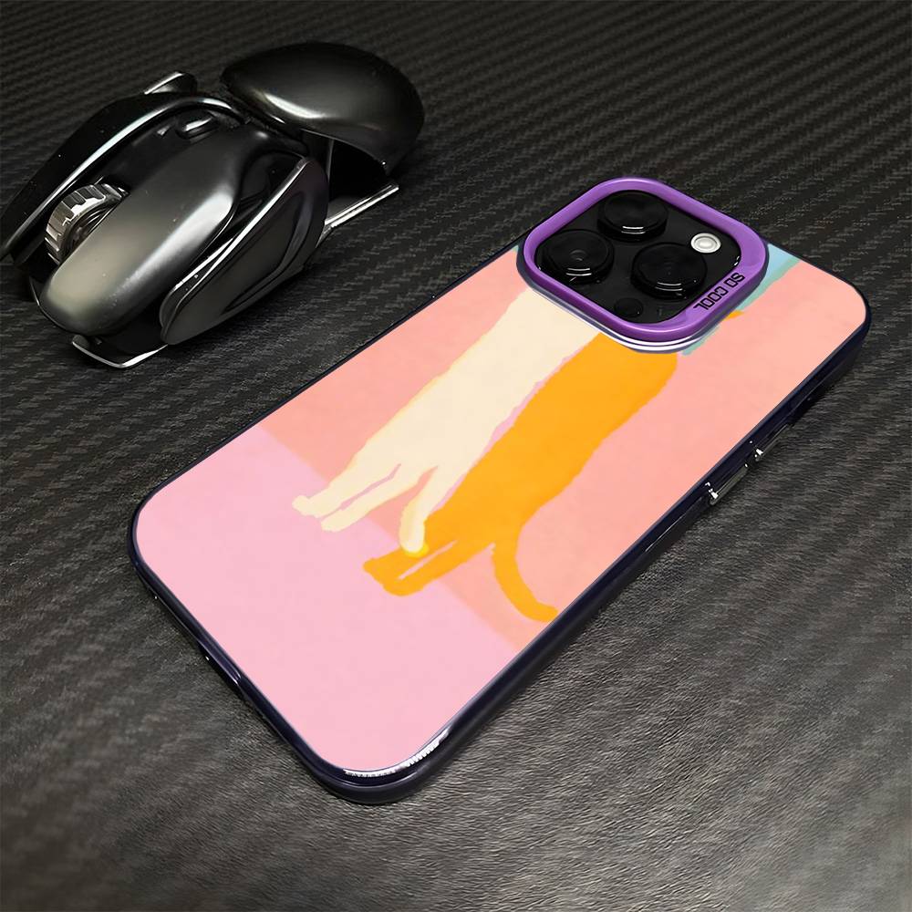 Life Phone Case For iPhone17,16,15,14,13,12,11 Plus,Pro Max Purple Matte Shockproof Cover