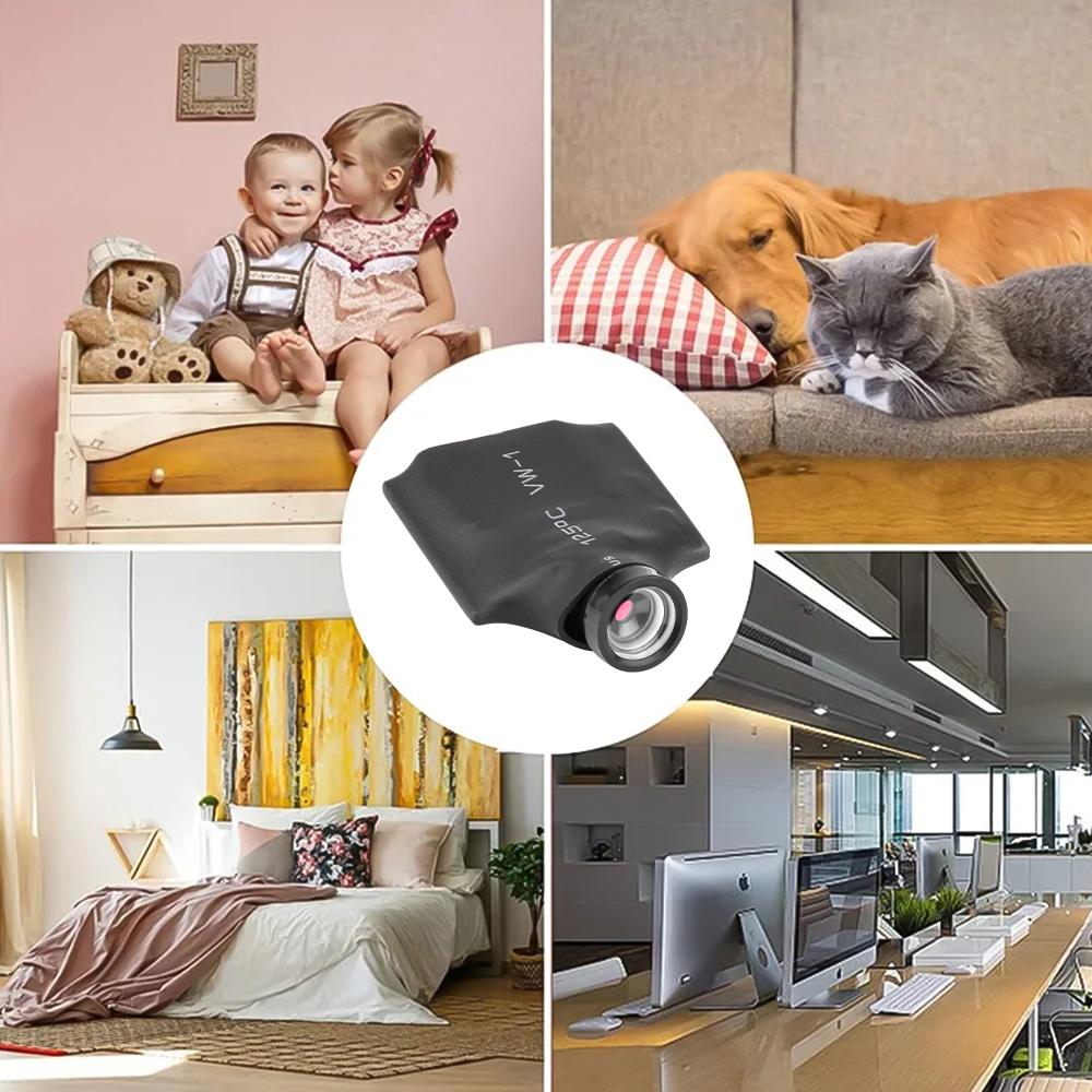 120° Широкоугольная Wi-Fi IP-камера для DIY, HD 1080P, Самый маленький видеорегистратор, Детектор движения, Домашний радионяня, Камера видеонаблюдения