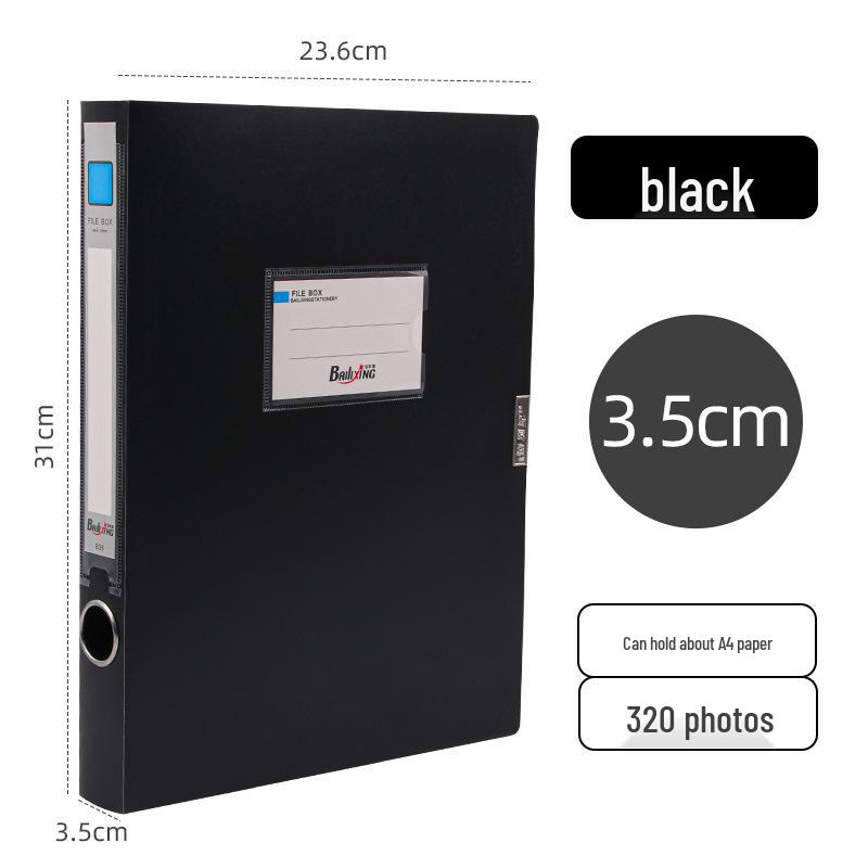 A4 Очень толстый пластиковый ящик для хранения документов - Органайзер для офисных файлов