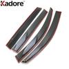 Car Window Deflector For Volkswagen VW Tiguan 2017-   Wind Deflector Visor Rain Sun Shield Cover Trim Accessories