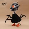 Festive Holiday Costumes for Desk Goose 1 Set Halloween Outfit, Cute Felt Spider or Turkey Handmade Decor Costume, Funny Lobster Apparel 7 Inch Statue