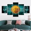 Canvas Painting Wall Art Frame Printed Pictures 5 Panel Poster Logo Photo For Living Room Decor
