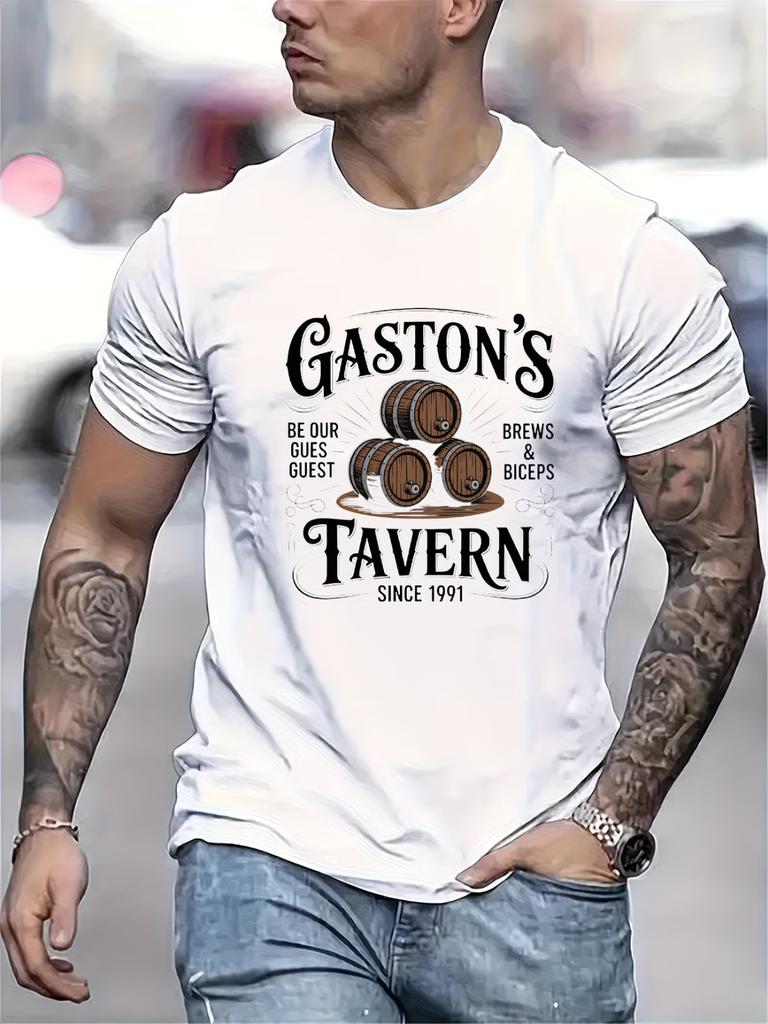 Large Black Tee Featuring BOLD WHITEBOY Print - Urban Fashion for Everyday Wear