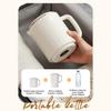 800ml Collapsible Travel Electric Kettle BPA-Free Auto Shut-off Foldable Design Portable 600W Water Boiler Small Kettle