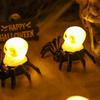 Candle Spider Light Skull LED Night Light Creative Halloween Lamp  Home