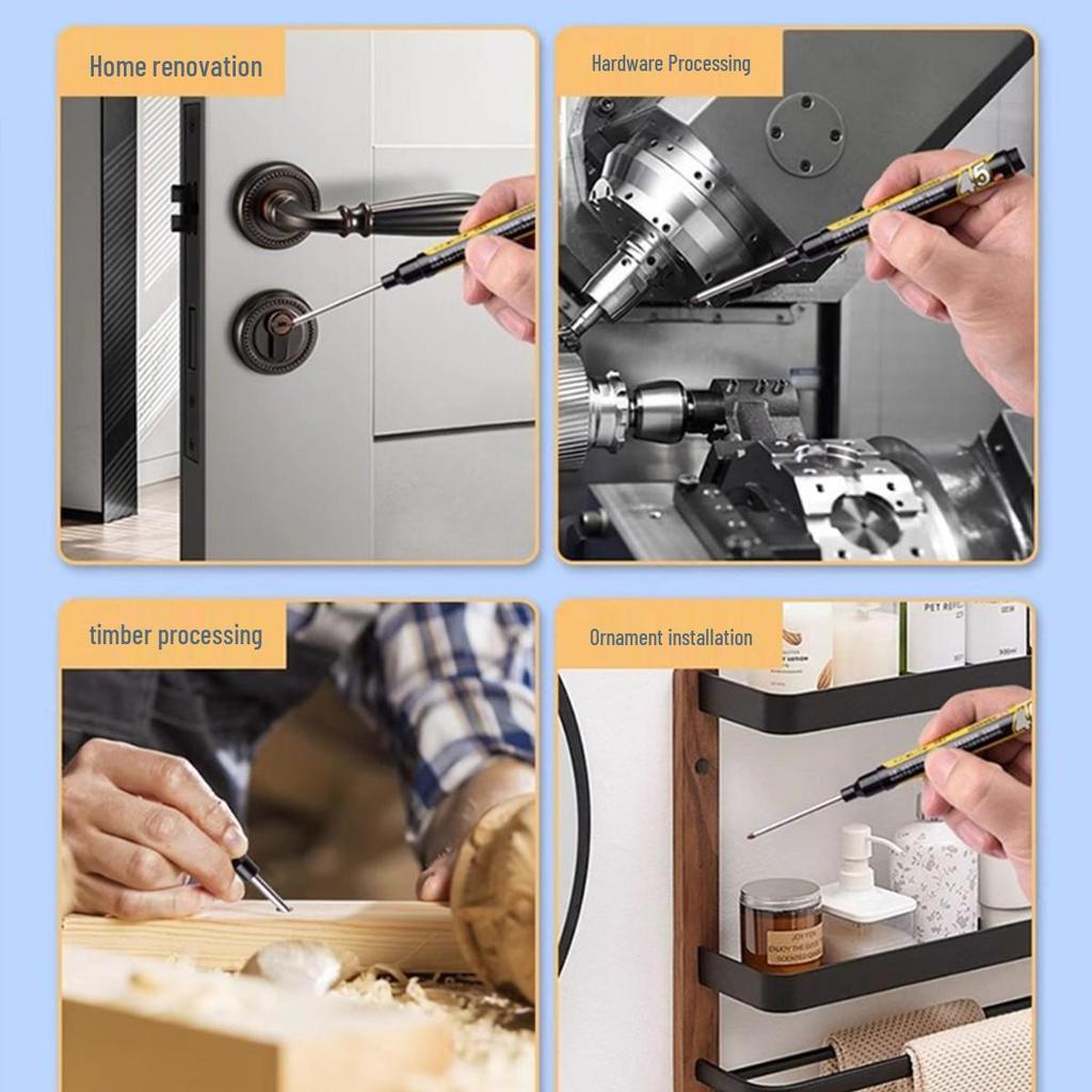 Специальный выпуск для новичков: Набор из 6 штук очень длинных 45-мм масляных маркеров для столяра