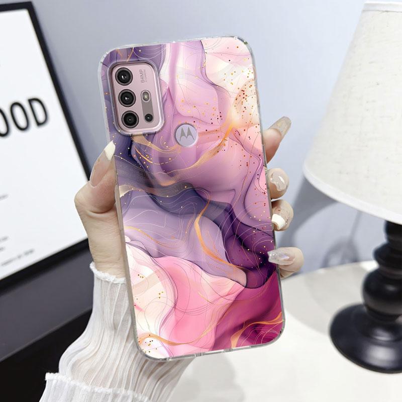 Мультяшный Чехол-Крышка Для Lenovo K13 Note K14 Plus Для Lenovo K13 Pro Мраморный Прозрачный Мягкий Силиконовый Чехол Для Телефона Защитный Цветочный Capa