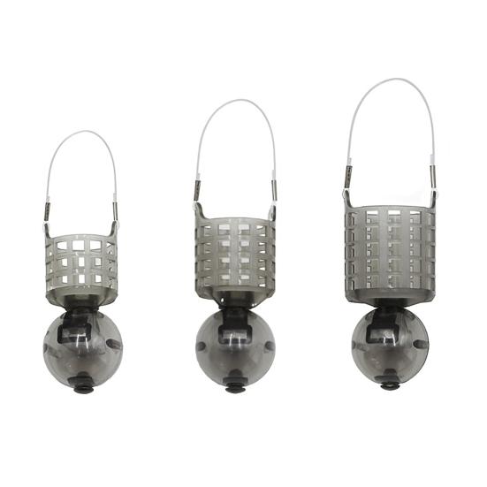 Корзина для кормушки для рыб, ловушка для рыболовной приманки, клетка, кормушка для крупных приманок с наполняемым поплавком-шариком, подарок для любителей рыбалки