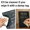 NEWNEWSHOW 8.7x12 Inch Tabletop Chalkboard with Wood Holder 1 Pack