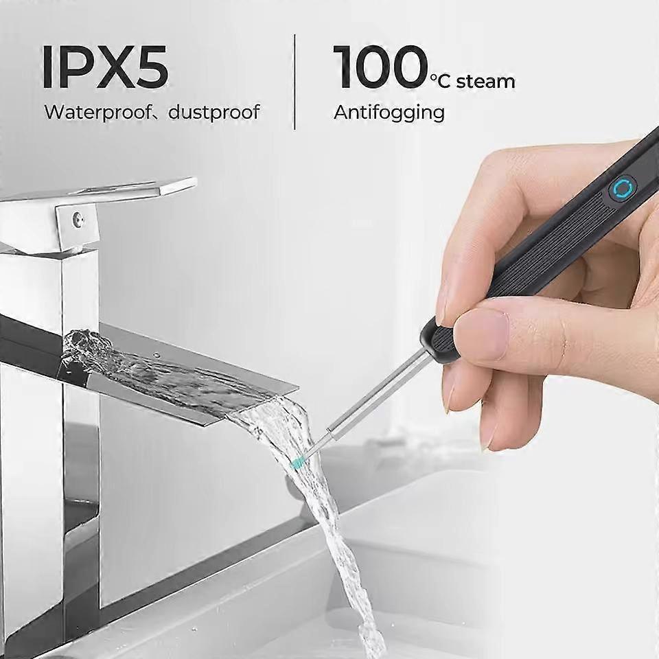 Wireless Wifi Smart Visual Ear Cleaning Spoon, USB Charging Ear Cleaning Set with Endoscope Camera for Ear Wax Removal, Compatible with Android iOS