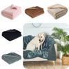 Durable Waterproof Pet Blanket Thick Flannel Plush Sherpa Design Perfect For Dog Beds And Lounging