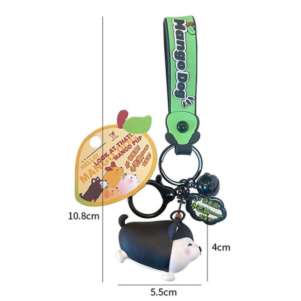 Шиба-ину Хакими Манго Собака Нежный Подвеска ПВХ Фрукт Животное Комбинированный Брелок Женский Леди Девушка