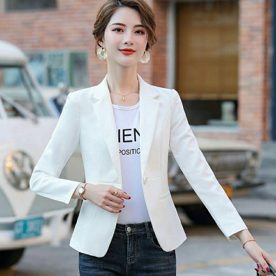 Fashionable Short Women's Suit Jacket Casual Stylish Slim Fit Spring Autumn Korean Version Versatile Leisure Quality Top
