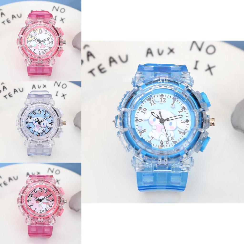 Ku Luo Mi Girls' Electronic Watch With Time Display And Glow-in-the-dark Feature Ideal Toy For Kindergarten Birthday Gift