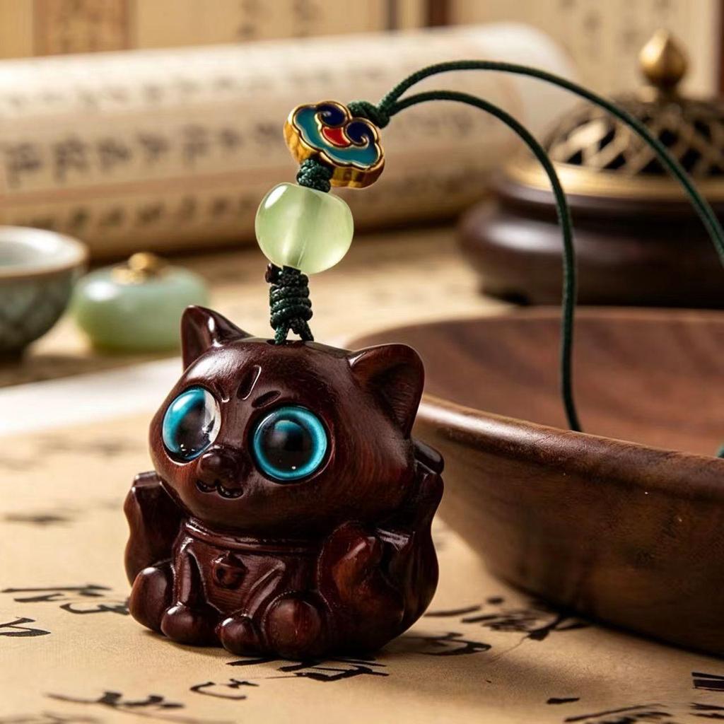 Брелок Девятихвостая Лиса Сандаловое дерево: Креативная USB-флешка, Ремешок, Брелок для ключей автомобиля, Украшение для сумки.