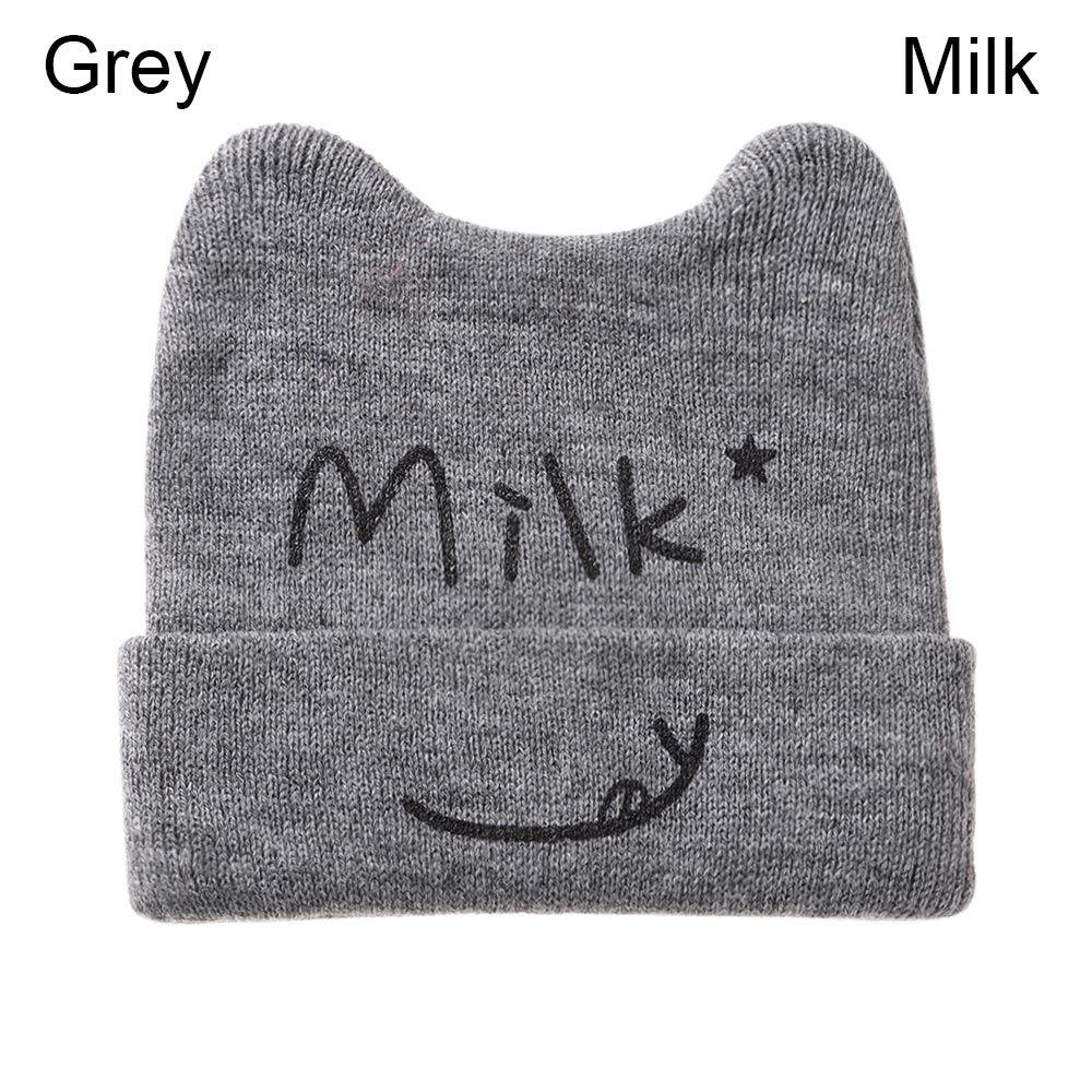 Cartoon Children's Accessories Ladies Cap Warm Gifts Warmer Bonnet Baby Hat Beanie Cap Knitted Hat