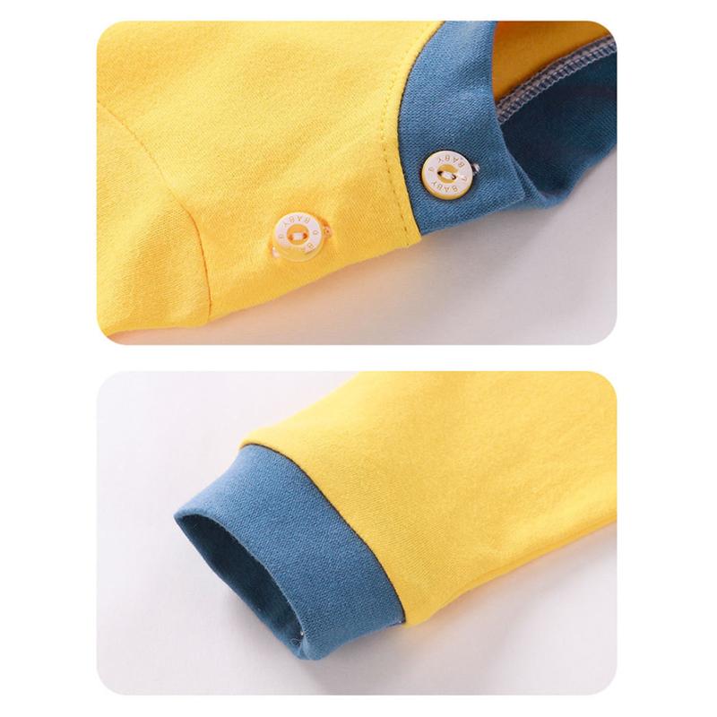 2 шт./компл. детский хлопковый пижамный костюм с мультяшным принтом, рубашка с длинными рукавами, брюки, домашнее нижнее белье