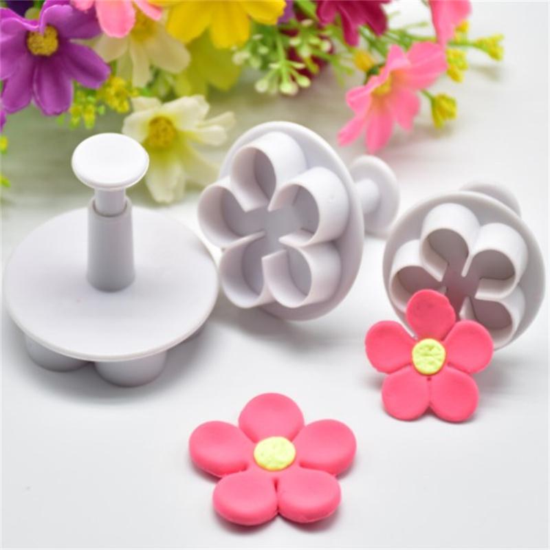 3 шт. формочка для печенья в форме цветка, сделай сам, форма для торта, помадки, цветка