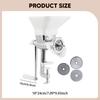 Manual Pet Food Pellet Machine with 1.5mm 2.5mm 3mm Plates Multifunctional Granulator