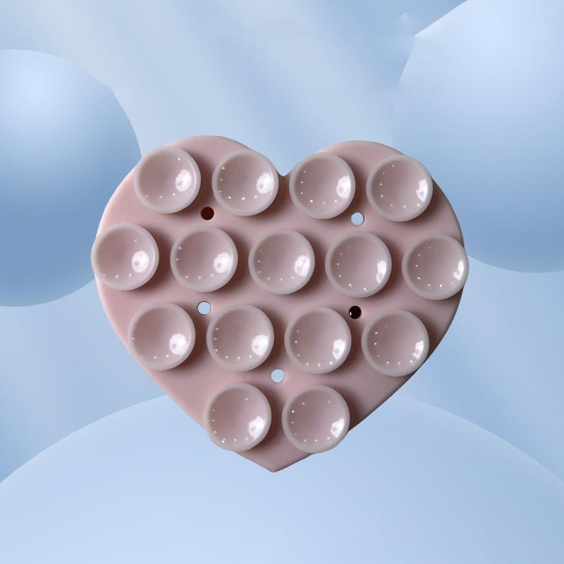 Силиконовая присоска, задняя наклейка, держатель для телефона на присоске, силиконовый коврик для чашки, настенная подставка для смартфона, фиксированная для стеклянной керамической плитки