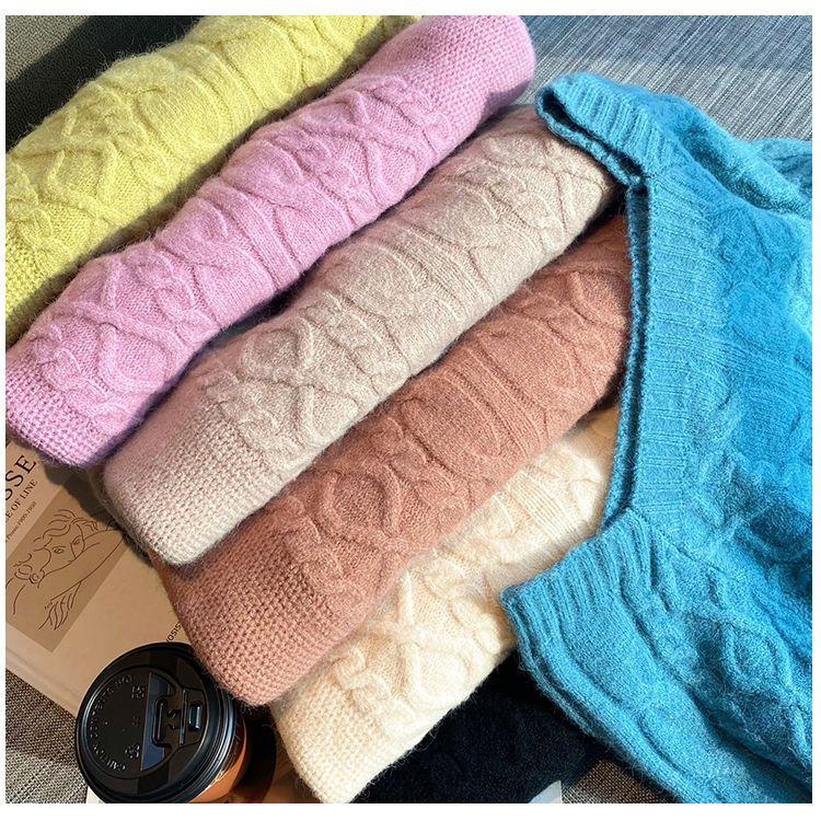 Осень-зима женские свитера с квадратным воротником короткие вязаные пуловеры трикотажные джемперы топы верхняя одежда