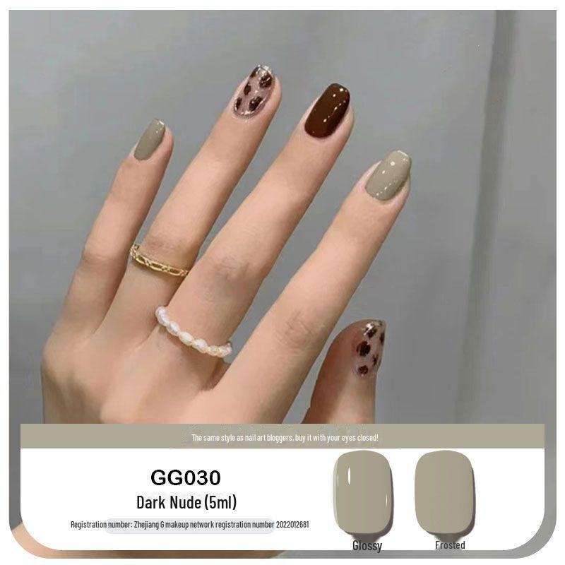 Platinum Haifei Nude Ice Gel Nail Polish - Модный прозрачный нюд от Xiaohongshu