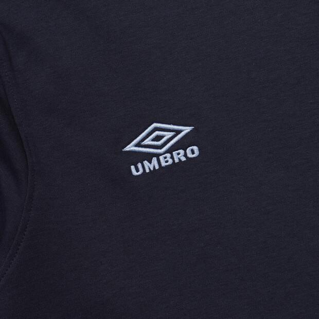 UMBRO Короткая футболка с лентой Nq Темно-синяя Ur111Crs32