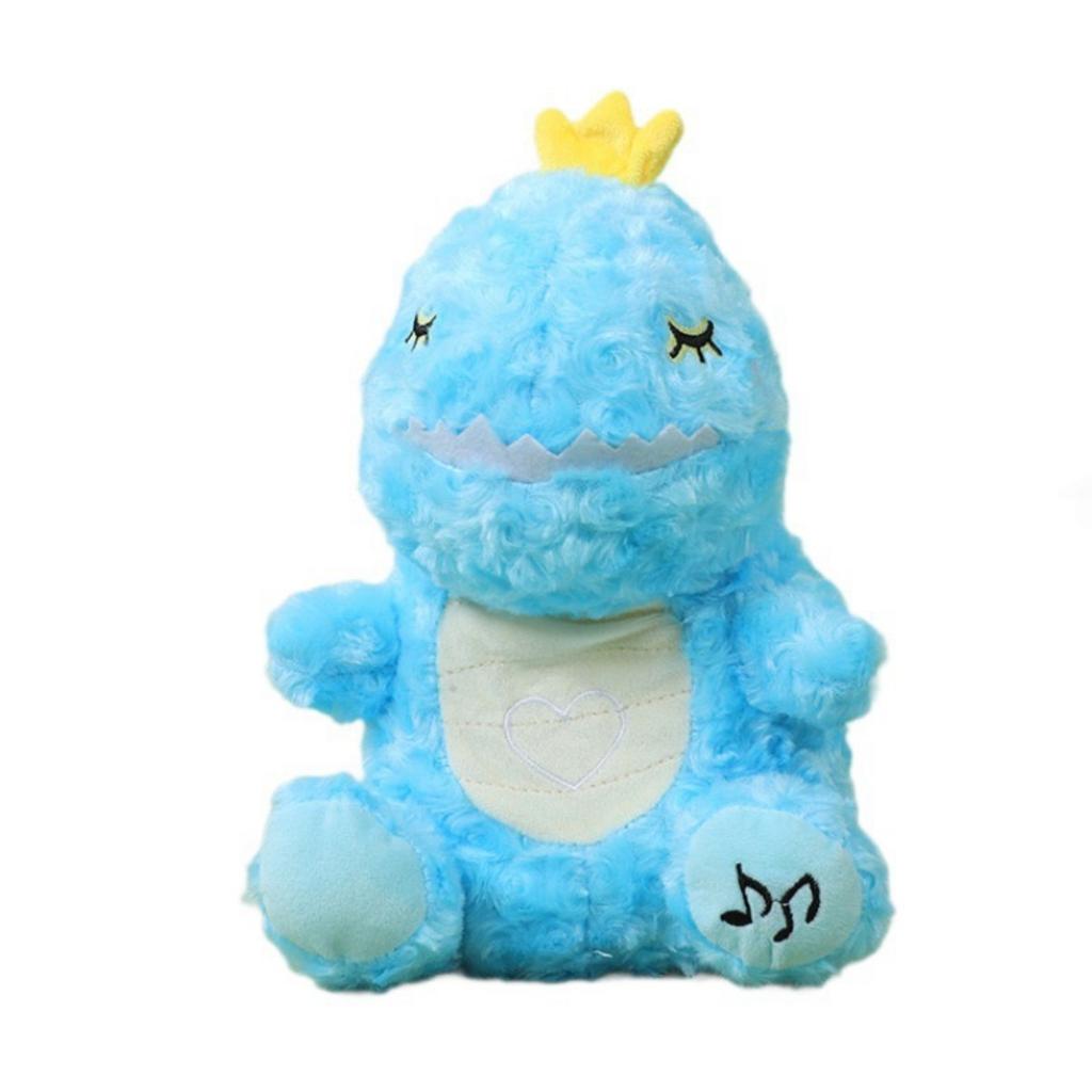 JOYBLISS Baby Breathing Capybara Soothing Plush Bear Doll with Music Lights Rhythmic Breathing Sleeping Companion Doll Baby Sleep Soother