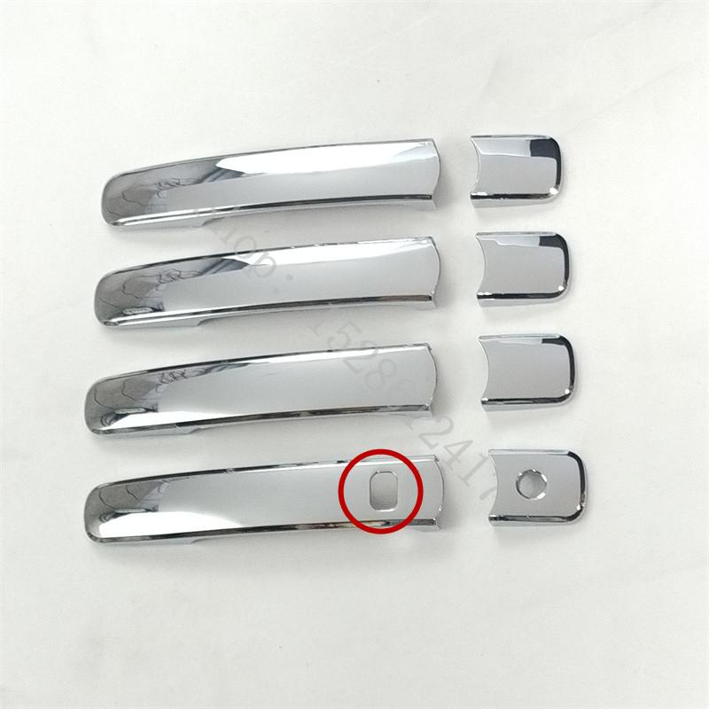 For Nissan X-Trail X Trail T31 2008 2009 2010 2011-2013 ABS Glossy Black Car Door Handle Cover Trim Styling car  Accessories