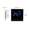 WiFi Smart Thermostat Temperature Controller for 3A Water Heating LCD Display Touch Screen Week