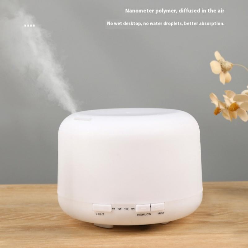 500ML Air Essential Oil Aroma Diffuser With Colorful Night Lights USB Mini-Size Humidifier