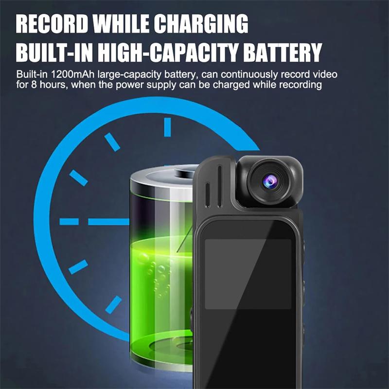 HD 1080P Мини-камера Портативный Цифровой Видеорегистратор Носимая Полицейская Маленькая Нательная Камера Инфракрасное Ночное Видение Спортивные DV-видеокамеры