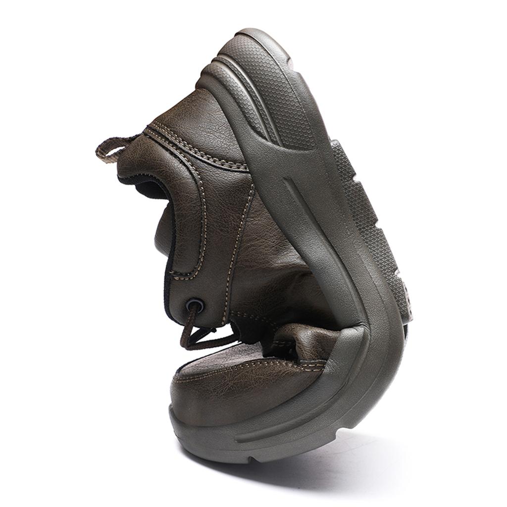 TUINANLE Ручная строчка Кожаные мужские ботинки Повседневная кожаная обувь Мужские ботильоны Крутая обувь Осень