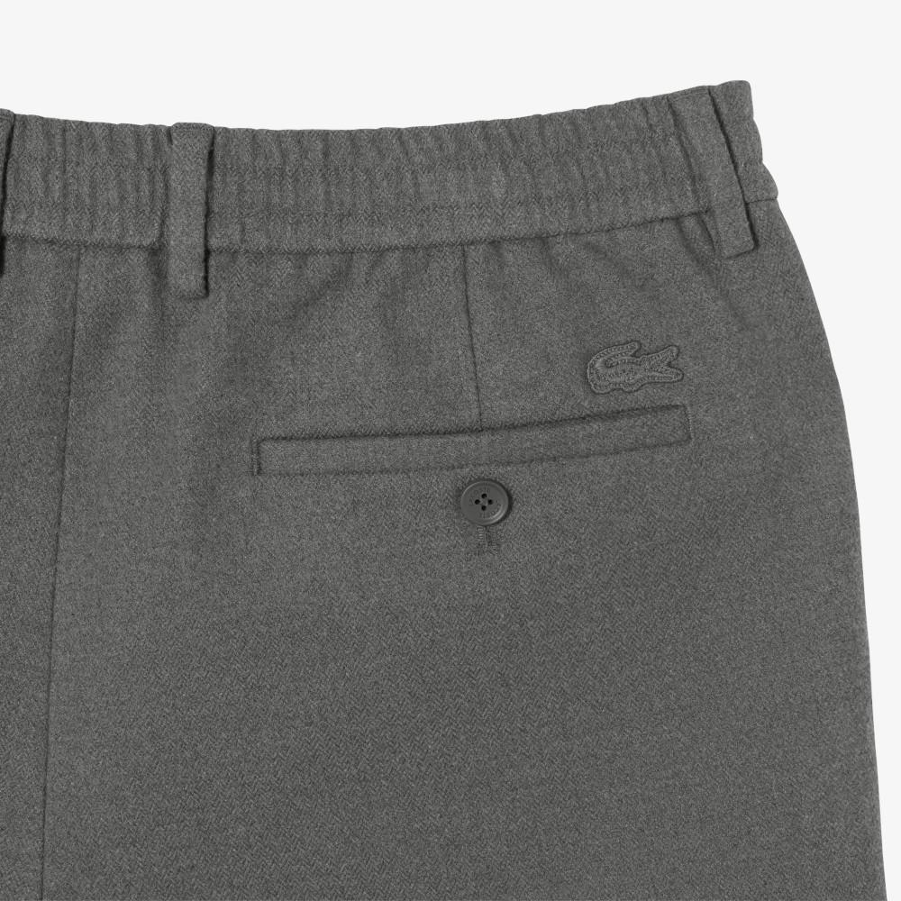 [lacoste] Men's Wool-Like Herringbone Slacks HH632E-55NCCA