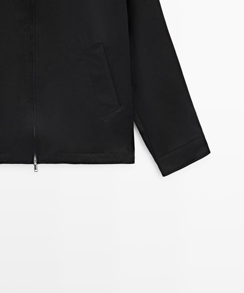 Massimo Dutti Corduroy Detail Bomber Jacket