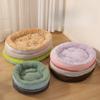 King size kennel oval cat nest large dog winter warm pet bed thickened plush nest pad pet supplies