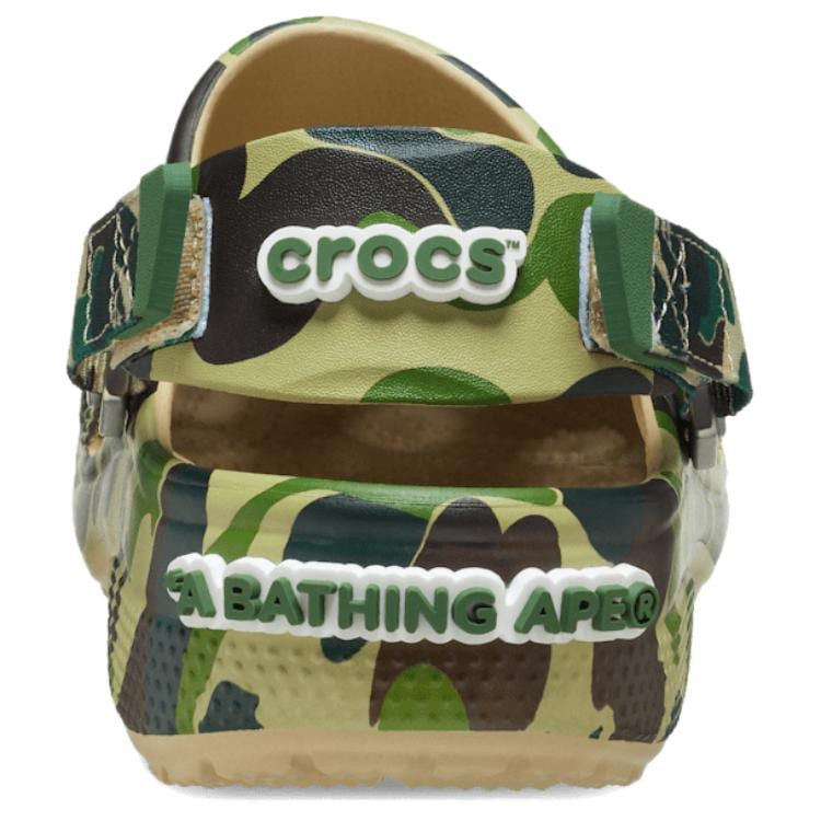 Crocs X A BATHING APE Классические клоги Клоги Унисекс Чайный коричневый 209627-212