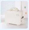 Compact 14-inch Password Cosmetic Handbag in Solid Color - Souvenir Gift Box and Storage Bag Suitcase.