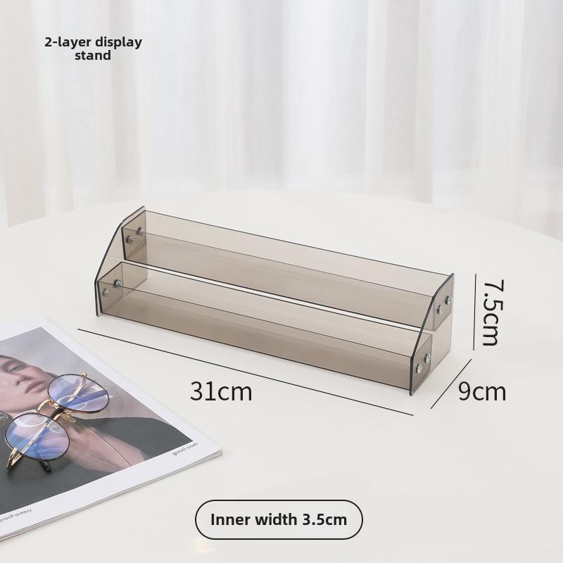 Прозрачная акриловая многослойная подставка для лака для ногтей и помады