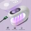 Mini UV LED Nail Lamp for Gel Nails Portable Manicure Light Handheld U-Shaped Curing Light for Fast Drying
