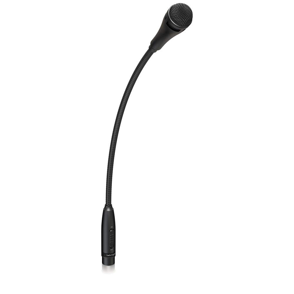 Behringer TA 312S Dynamic Gooseneck Microphone, Cardioid Pattern, Mute Switch, Black