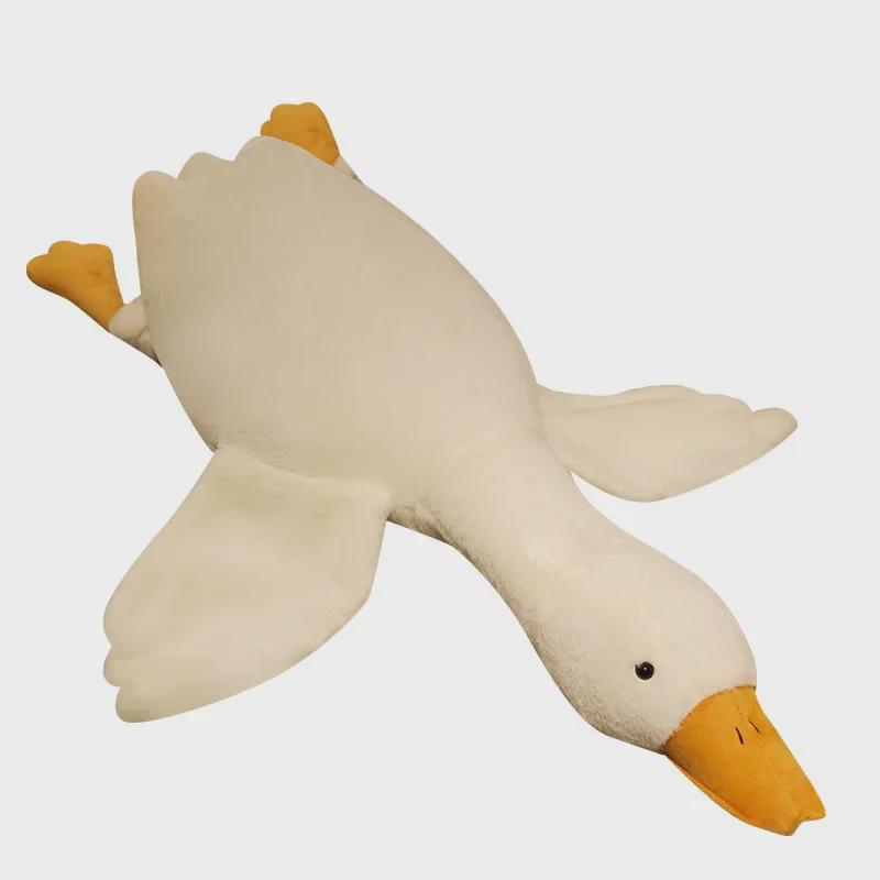 Douyin Celebrity Big White Goose Plush Toy - Успокаивающая подушка-гусь для детей