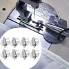8pcs Stainless Steel Sewing Rolled Hemmer Foot 3mm-10mm Universal Sewing Machine Presser Foot DIY Crafts Hemming Puller Tool