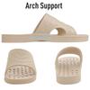 Fashion LItfun Fashion Beach Sandals With Arch Support Lightweight Antislip Bathroom Slippers Cozy Flat Slides Summer Women's Slippers