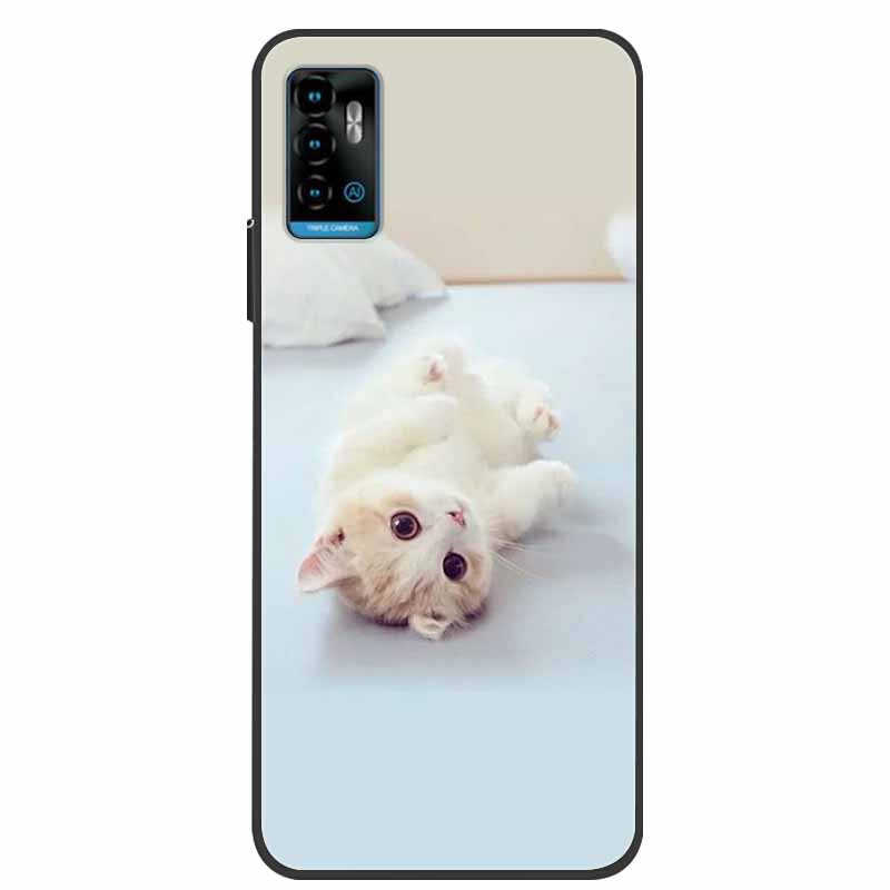Чехол для ZTE Blade A71 Ударопрочный Мягкий силикон ТПУ Задняя крышка Для ZTE BladeA71 Чехлы для телефона Для ZTE Blade A 71 2021 Милый мультяшный