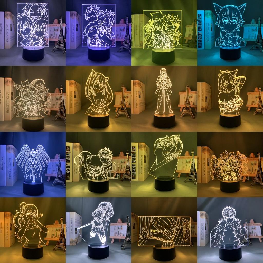Fairy Tail Led Night Lamp With Color Changing Features And Usb Power For Kid Room
