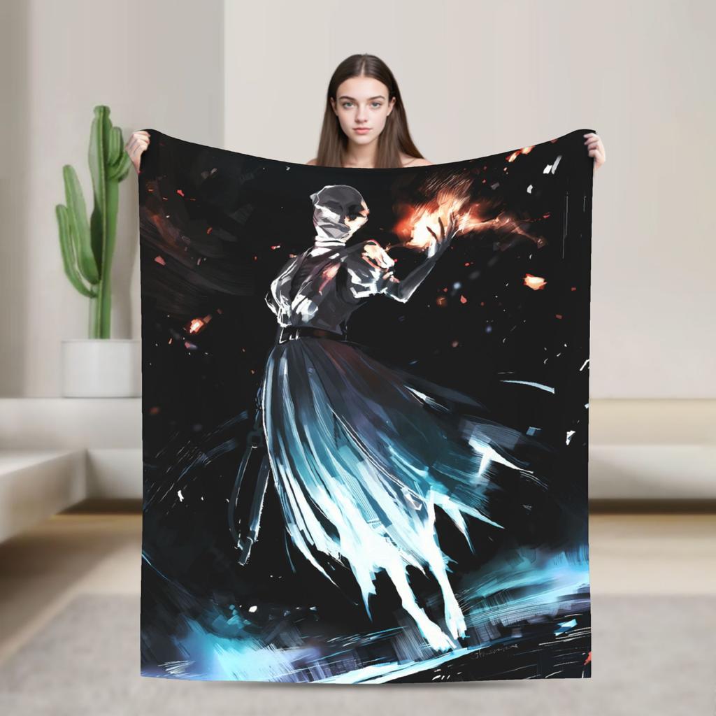 Dead by Daylights Art Flannel Blanket Spring Super Soft Throw Blanket for Kids Couch Bed Graphic Bedspread Sofa Bed Cover