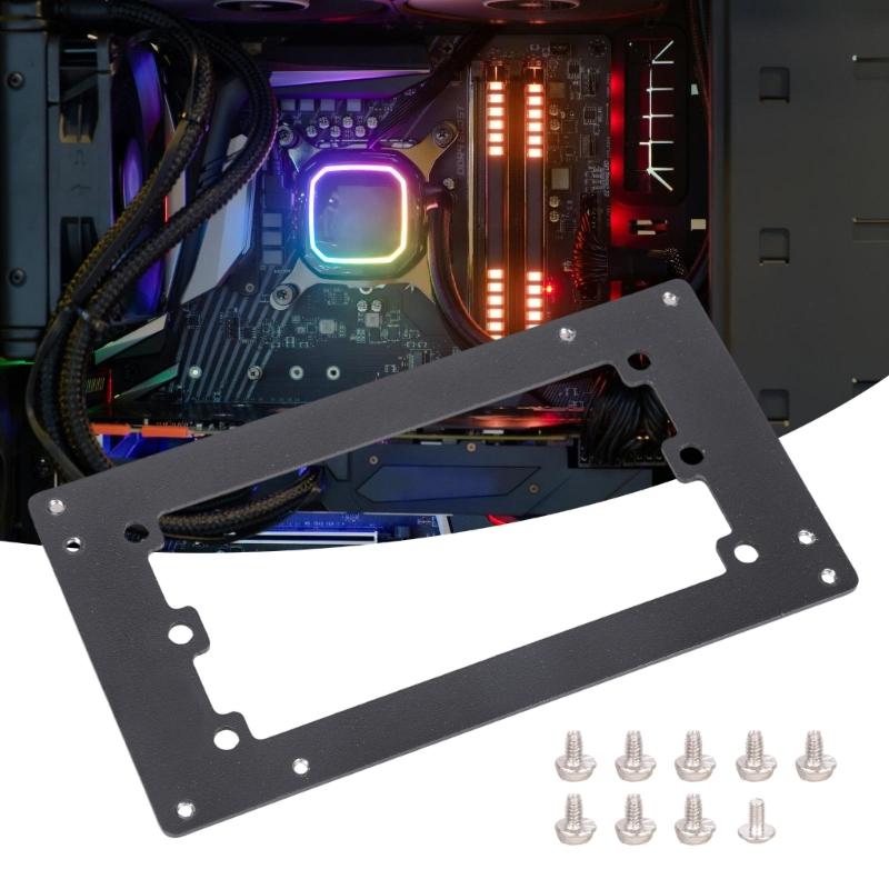 Toolless Installation Metal PC ATXs Power Supply Mounting Bracket Optimized for Enhances Heat Dissipation