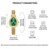 YaLaLuSi Brand Retro Women's Quartz Watch Design Gold Rhinestone Decoration Watch Temperament Elegant Ladies Gift