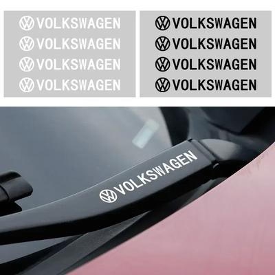 B6 Для Volkswagen 4 шт. Декоративные наклейки на ручки дверей автомобиля Наклейка на дворник Автоаксессуары Для Volkswagen GTI Polo Golf Passat Scir